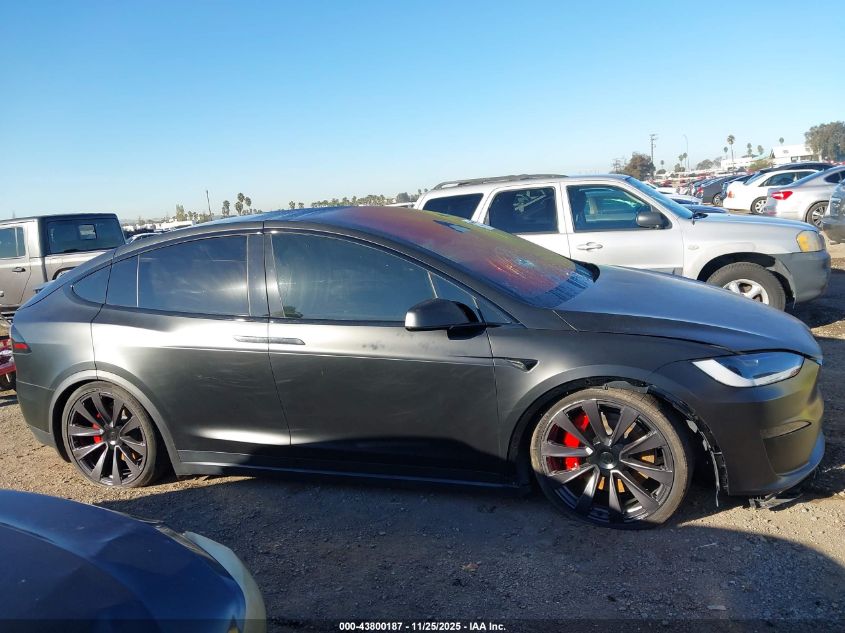 2023 Tesla Model X Plaid Tri Motor All-Wheel Drive VIN: 7SAXCBE66PF428457 Lot: 43800187