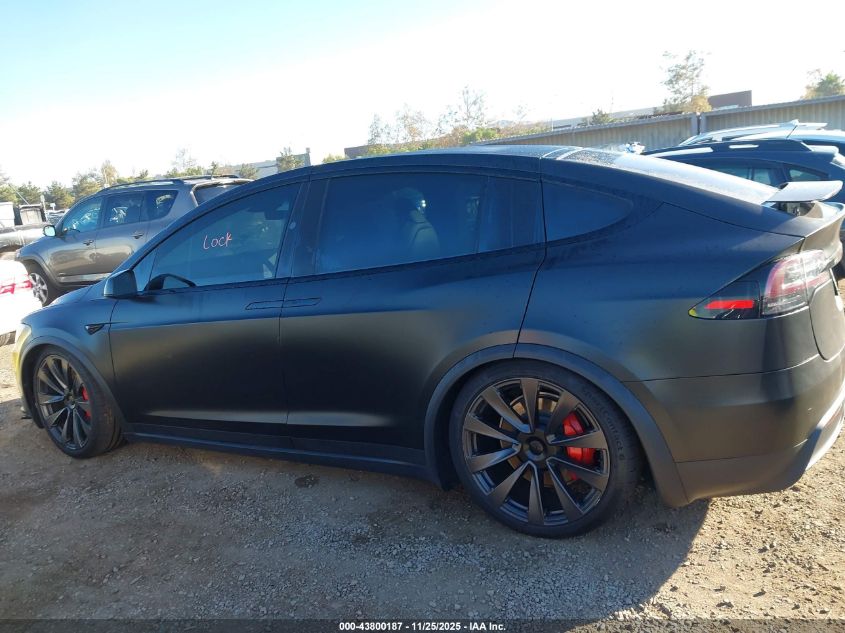 2023 Tesla Model X Plaid Tri Motor All-Wheel Drive VIN: 7SAXCBE66PF428457 Lot: 43800187