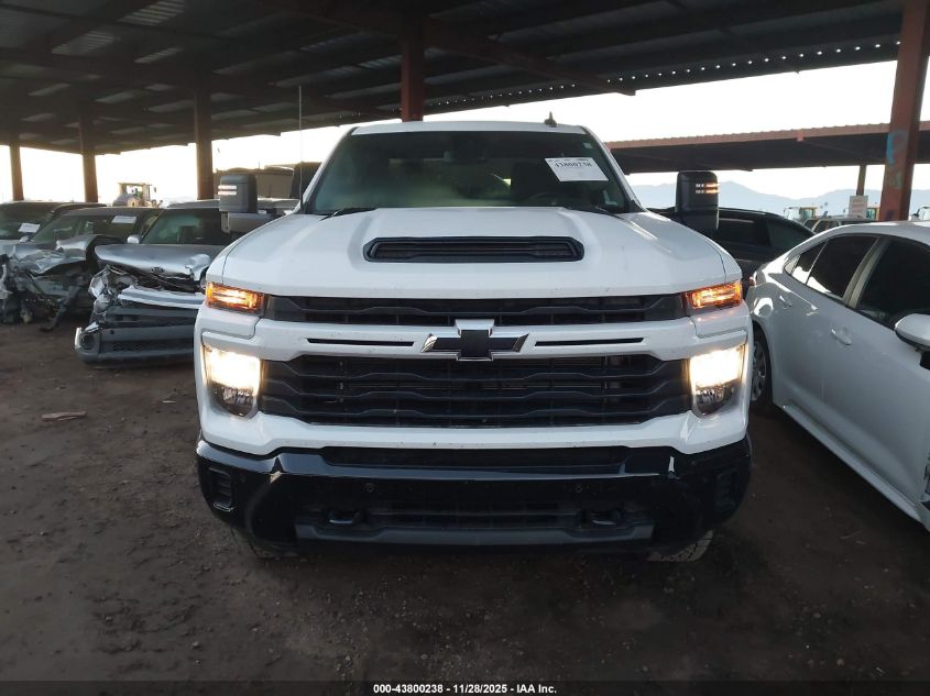 2025 Chevrolet Silverado 2500Hd 4Wd Standard Bed Custom VIN: 2GC4KME73S1180140 Lot: 43800238