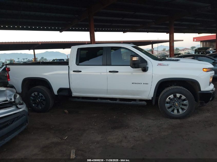 2025 Chevrolet Silverado 2500Hd 4Wd Standard Bed Custom VIN: 2GC4KME73S1180140 Lot: 43800238