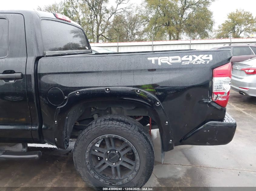 2018 Toyota Tundra Sr5 5.7L V8 VIN: 5TFDW5F15JX766246 Lot: 43800240