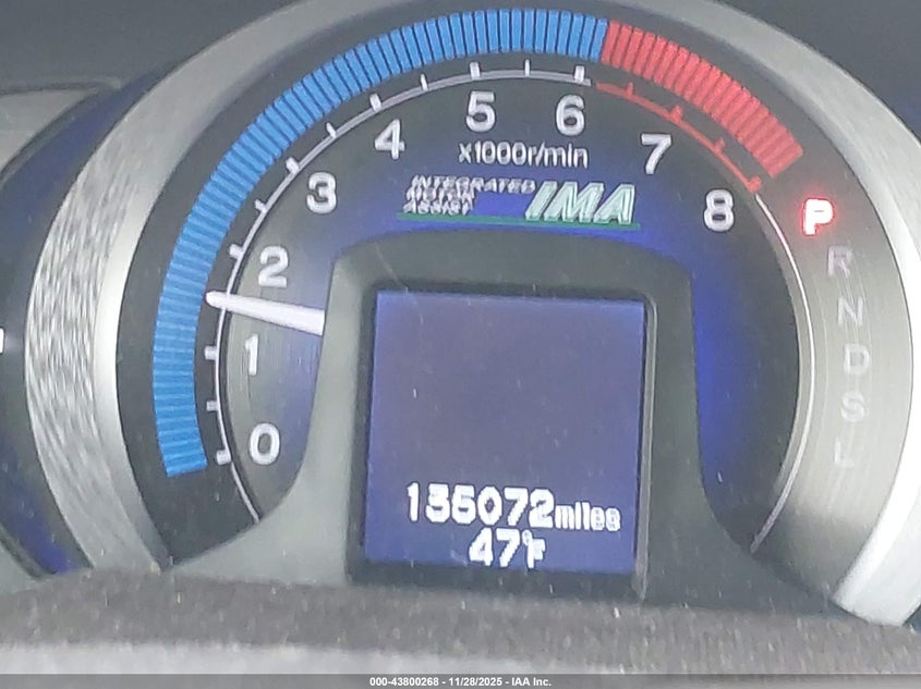 2011 Honda Insight Lx VIN: JHMZE2H57BS001012 Lot: 43800268