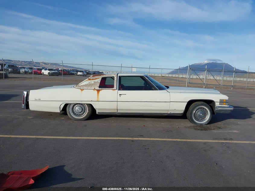 1974 Cadillac Deville VIN: 6D47R4Q244391 Lot: 43800325
