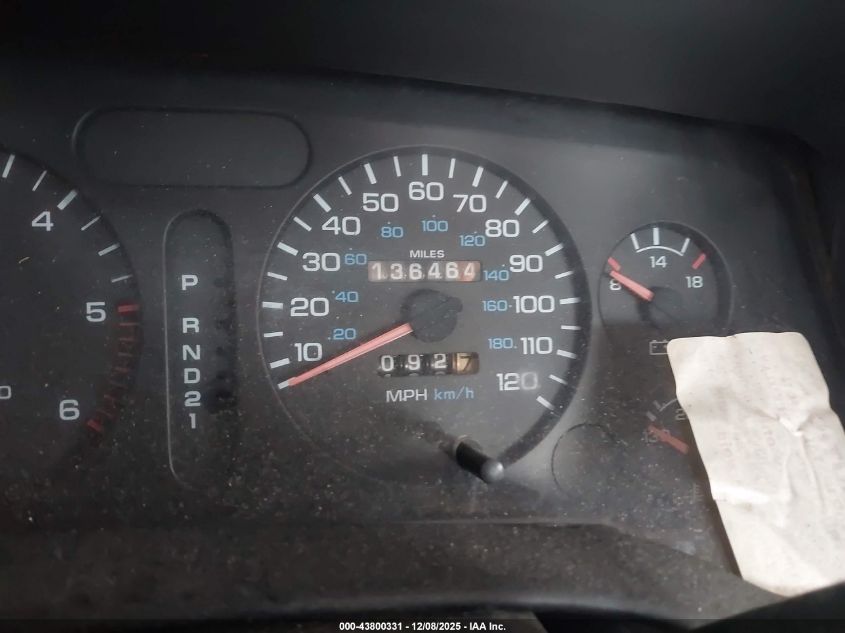 1997 Dodge Ram 1500 St VIN: 1B7HC13Y6VJ567168 Lot: 43800331