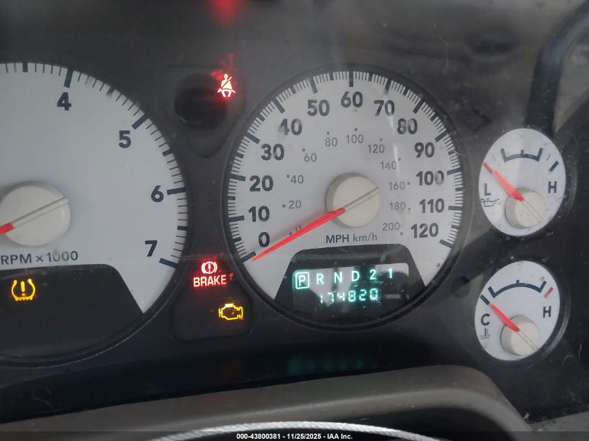 2008 Dodge Ram 1500 Slt VIN: 1D7HA18238S629611 Lot: 43800381