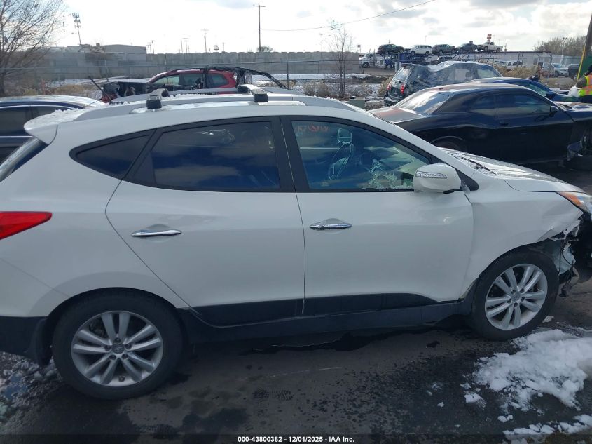 2013 Hyundai Tucson Limited VIN: KM8JUCAC2DU579019 Lot: 43800382