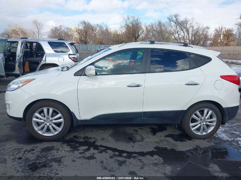 2013 Hyundai Tucson Limited VIN: KM8JUCAC2DU579019 Lot: 43800382