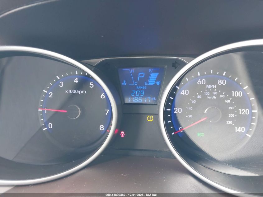 2013 Hyundai Tucson Limited VIN: KM8JUCAC2DU579019 Lot: 43800382