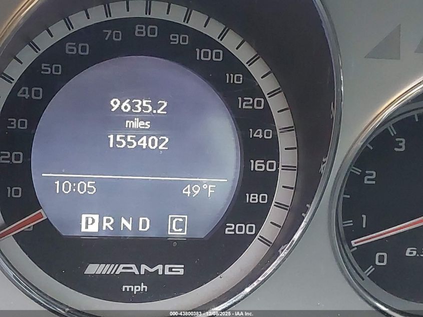 2009 Mercedes-Benz C 63 Amg VIN: WDDGF77X69F269595 Lot: 43800383