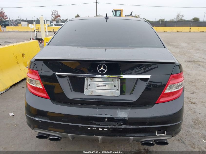 2009 Mercedes-Benz C 63 Amg VIN: WDDGF77X69F269595 Lot: 43800383