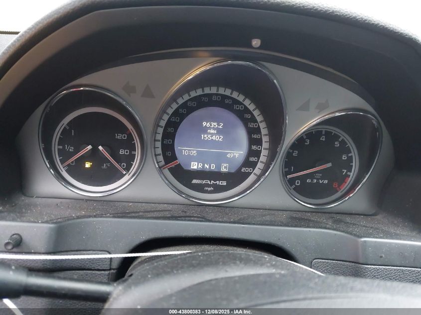 2009 Mercedes-Benz C 63 Amg VIN: WDDGF77X69F269595 Lot: 43800383