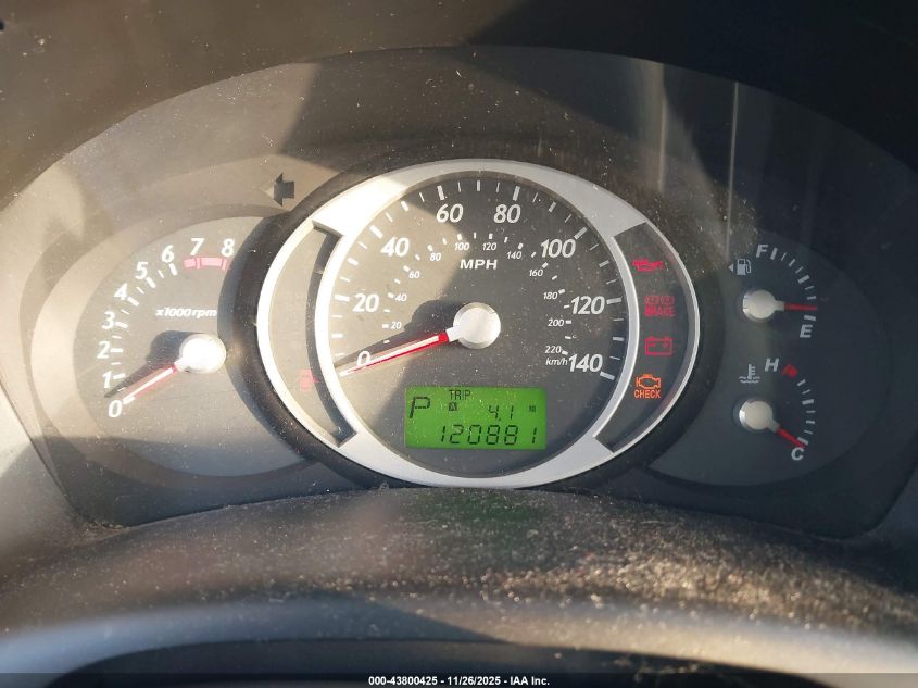 2007 Hyundai Tucson Gls VIN: KM8JM12B07U617443 Lot: 43800425