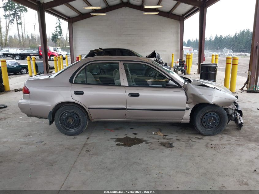 2000 Toyota Corolla Ce VIN: 1NXBR12E2YZ316559 Lot: 43800443