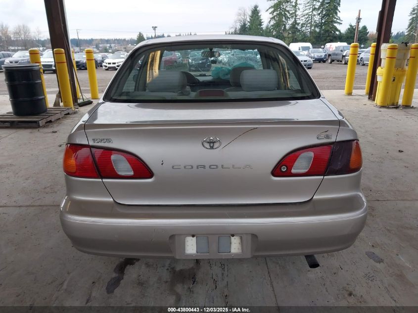 2000 Toyota Corolla Ce VIN: 1NXBR12E2YZ316559 Lot: 43800443