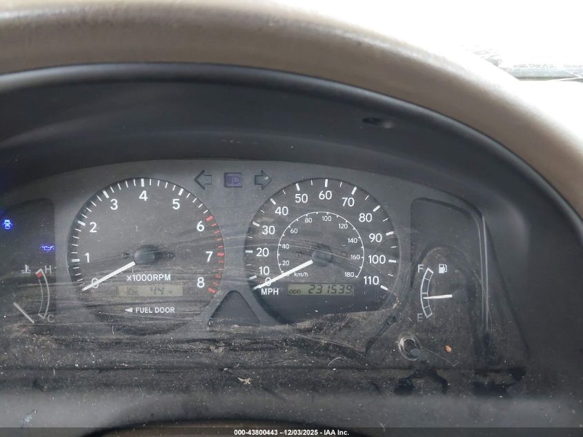 2000 Toyota Corolla Ce VIN: 1NXBR12E2YZ316559 Lot: 43800443