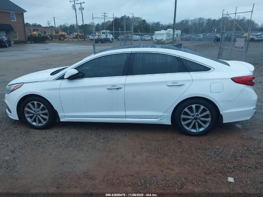 2016 Hyundai Sonata Limited VIN: 5NPE34AF1GH283691 Lot: 43800478