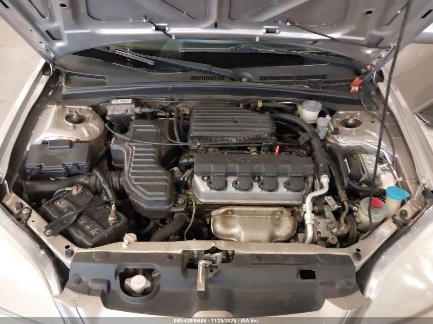 2002 Honda Civic Ex VIN: 1HGEM21982L030644 Lot: 43800488