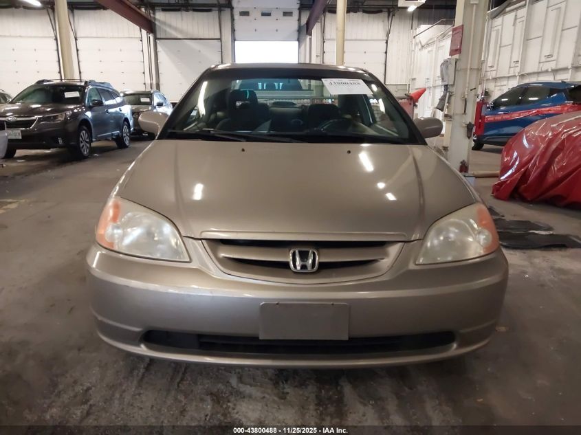 2002 Honda Civic Ex VIN: 1HGEM21982L030644 Lot: 43800488