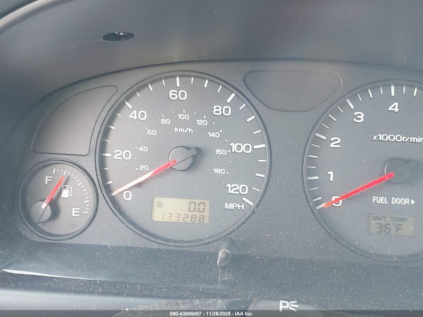 2002 Subaru Forester L VIN: JF1SF63502G750581 Lot: 43800497