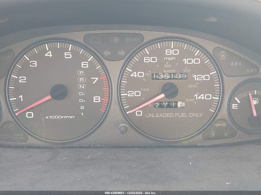 2000 Acura Integra Gs VIN: JH4DB7669YS001761 Lot: 43800681