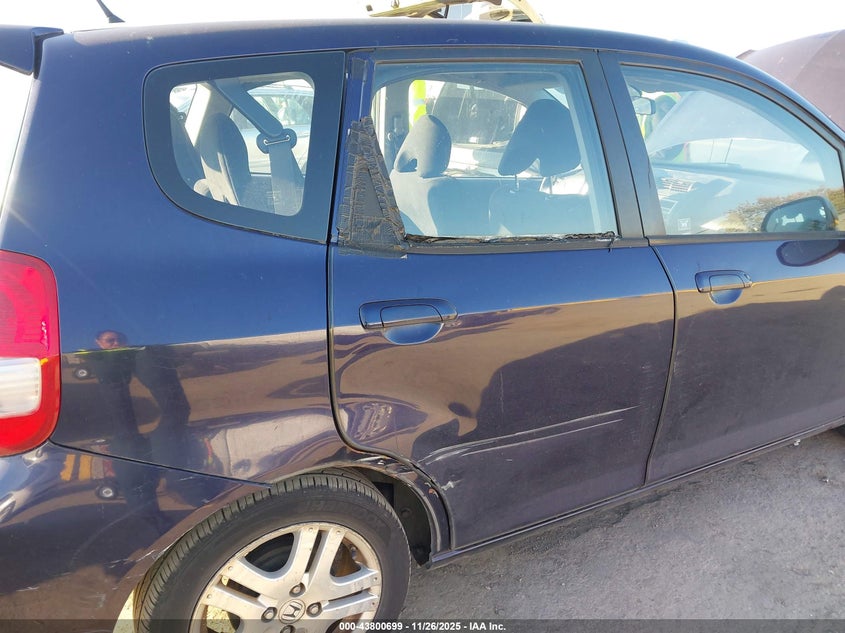 2008 Honda Fit Sport VIN: JHMGD38638S043372 Lot: 43800699