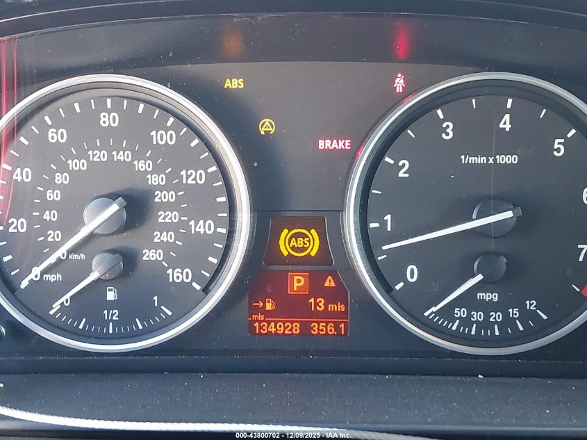 2010 BMW 535I VIN: WBANW1C50AC168705 Lot: 43800702