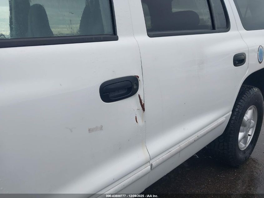 2000 Dodge Durango VIN: 1B4HS28N9YF120992 Lot: 43800777