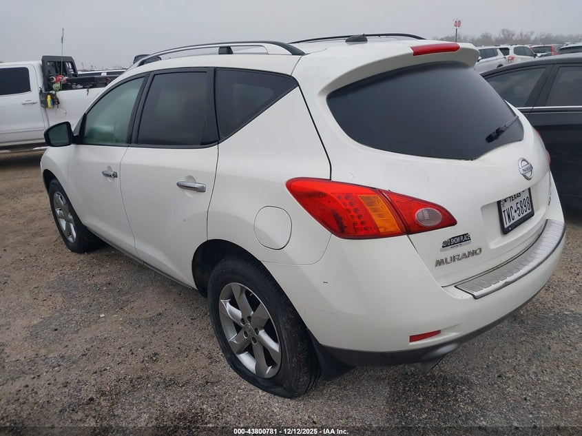 Vin: jn8az1mw3aw124572, lot: 44296239, nissan murano sl 20103