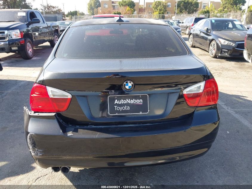 2008 BMW 328I VIN: WBAVC53518FZ89501 Lot: 43800821