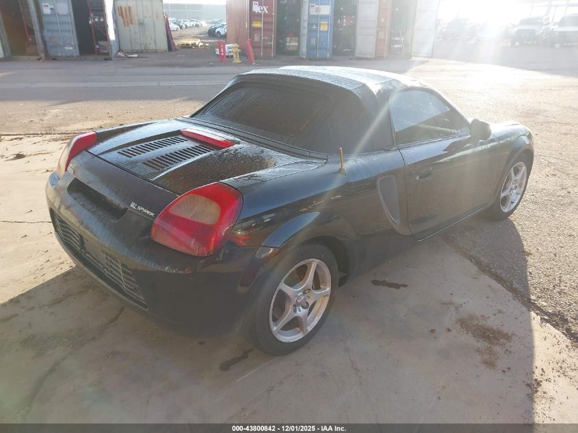 JTDFR320020044517 2002 TOYOTA MR2 photo no. 4