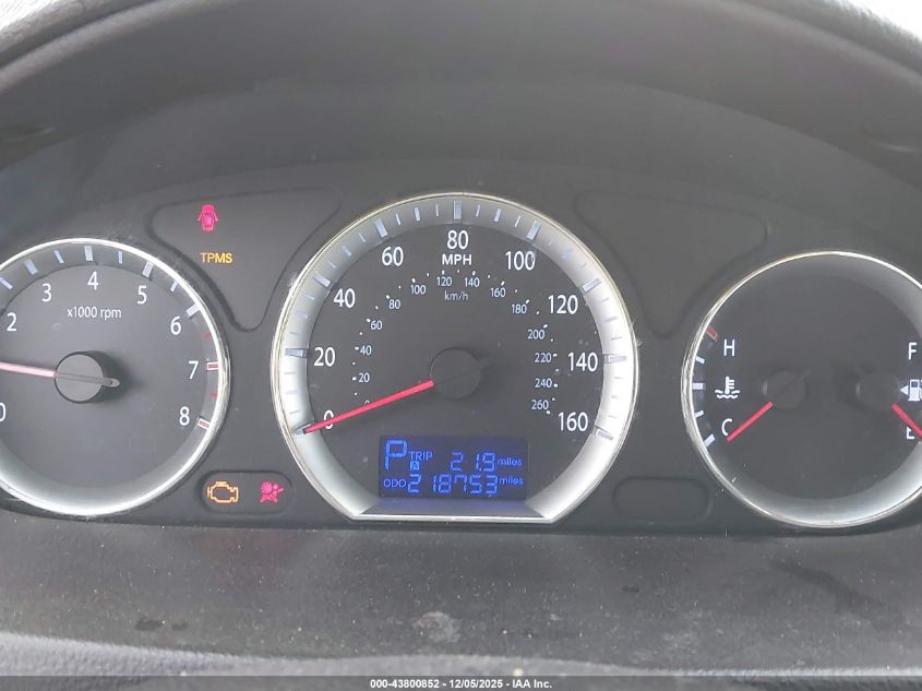 2010 Hyundai Sonata Gls VIN: 5NPET4AC6AH586950 Lot: 43800852