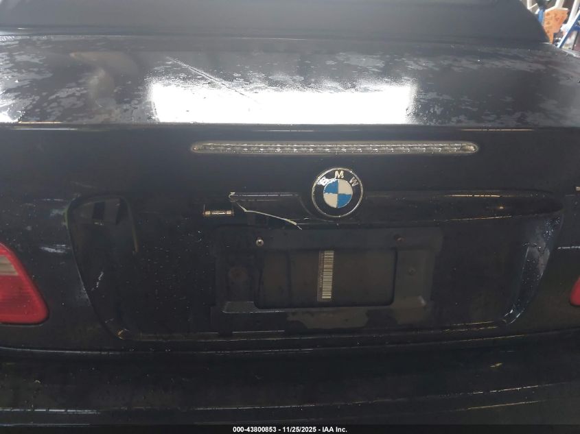 2005 BMW 330Ci VIN: WBABW53415PL49599 Lot: 43800853