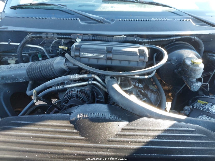 2000 Dodge Ram 1500 St VIN: 1B7HC16Y7YS518975 Lot: 43800911