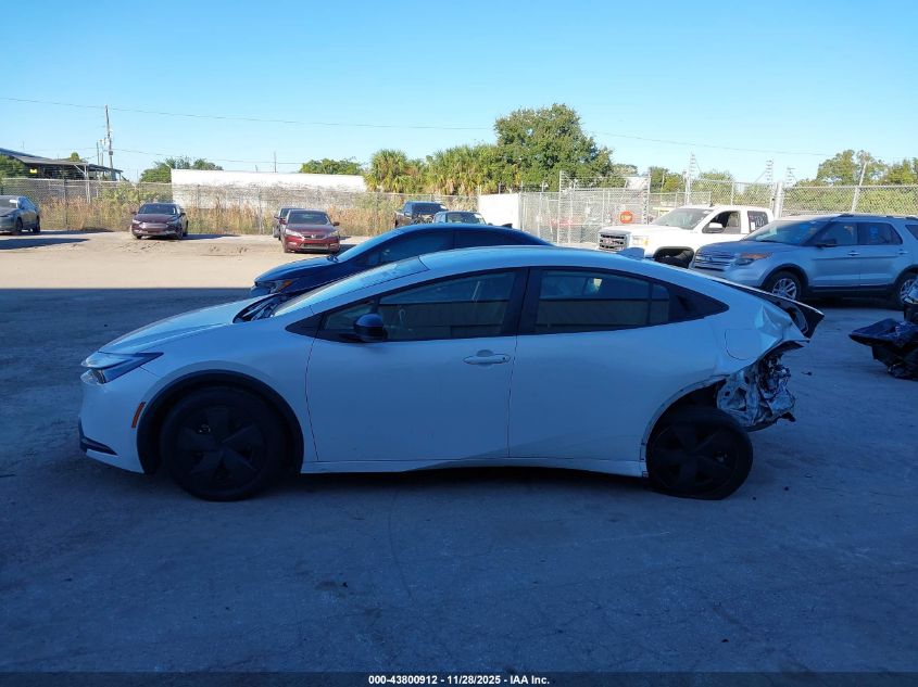 2023 Toyota Prius Le VIN: JTDACAAU3P3010307 Lot: 43800912