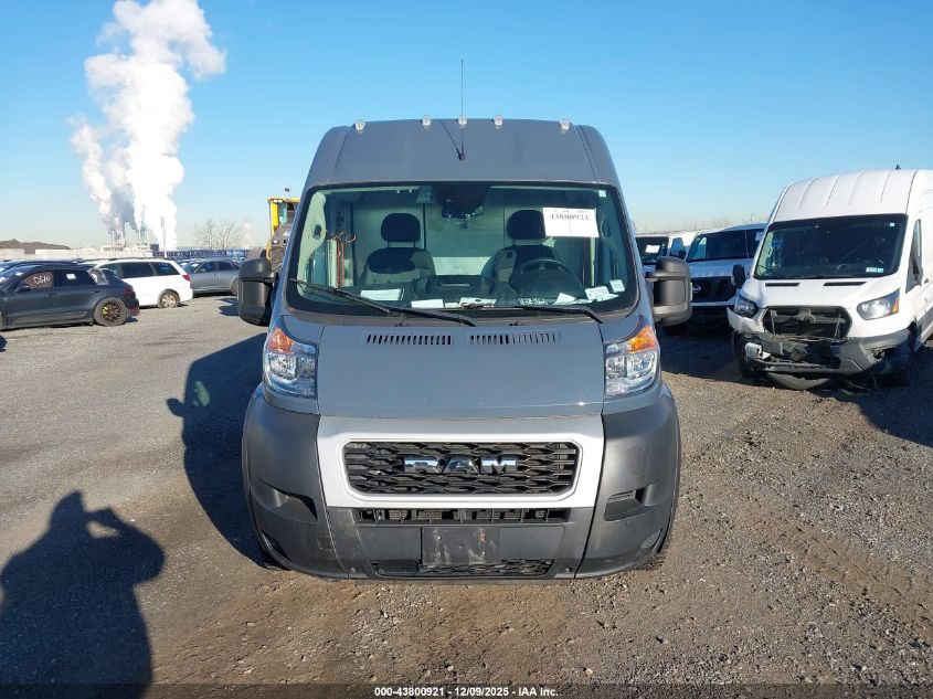 2021 Ram Promaster 3500 Cargo Van High Roof 159 Wb Ext VIN: 3C6MRVJG0ME562615 Lot: 43800921