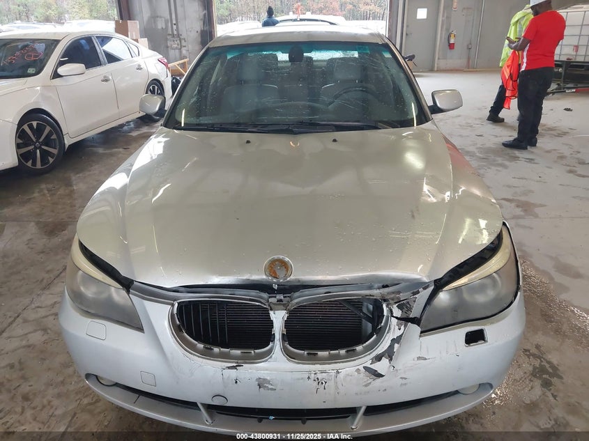 2005 BMW 530I VIN: WBANA73505B814449 Lot: 43800931