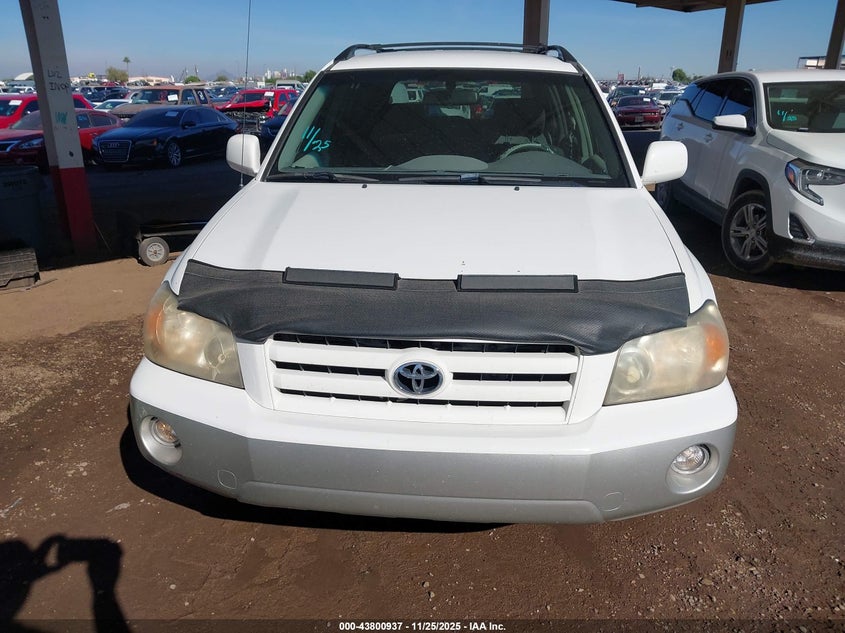 2006 Toyota Highlander V6 VIN: JTEGP21A860110005 Lot: 43800937