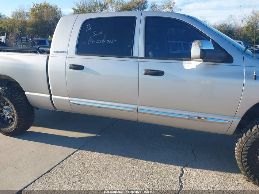 2006 Dodge Ram 1500 Laramie VIN: 3D7KS19D16G143872 Lot: 43800938