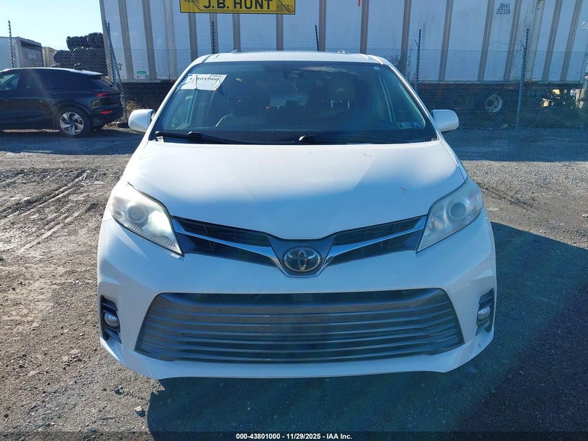 2019 Toyota Sienna Xle 8 Passenger VIN: 5TDYZ3DC7KS992314 Lot: 43801000