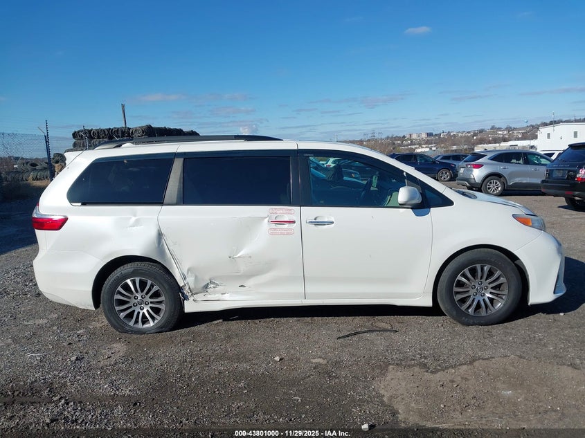 2019 Toyota Sienna Xle 8 Passenger VIN: 5TDYZ3DC7KS992314 Lot: 43801000
