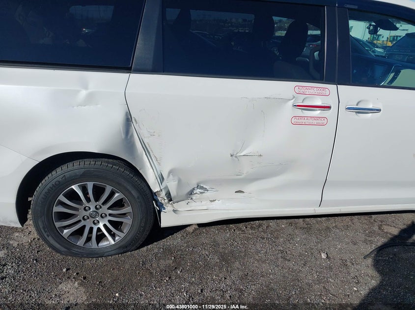 2019 Toyota Sienna Xle 8 Passenger VIN: 5TDYZ3DC7KS992314 Lot: 43801000