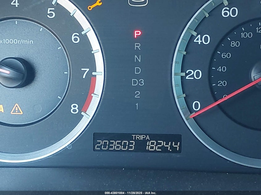 2009 Honda Accord 2.4 Ex VIN: 1HGCP26759A182893 Lot: 43801004