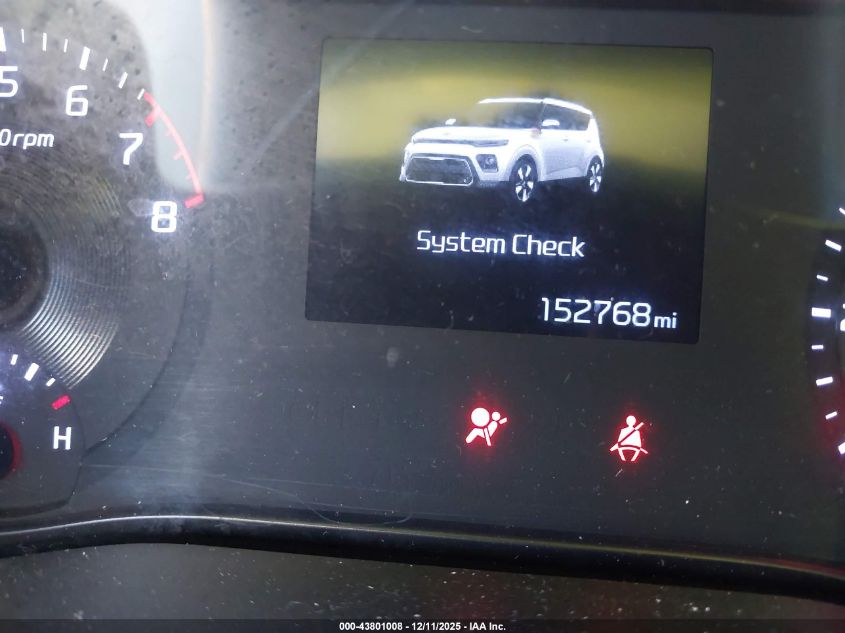 2020 Kia Soul Lx VIN: KNDJ23AU2L7011160 Lot: 43801008