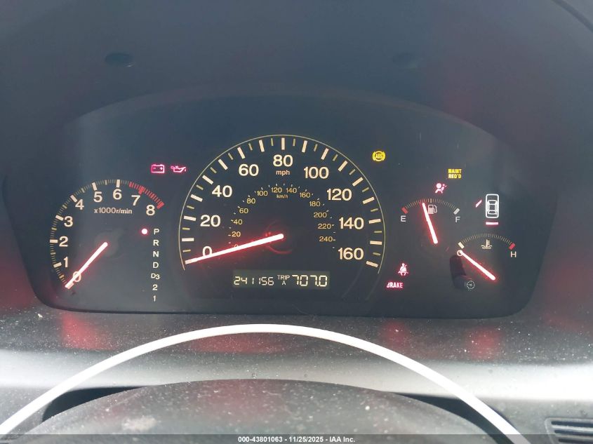 2003 Honda Accord 2.4 Lx VIN: 1HGCM56393A138264 Lot: 43801063