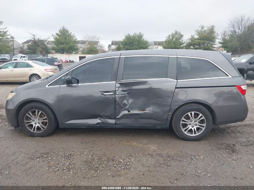 2013 Honda Odyssey Ex-L VIN: 5FNRL5H6XDB054594 Lot: 43801066
