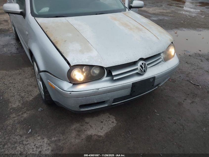 2003 Volkswagen Golf Gls VIN: 9BWGK21J934047932 Lot: 43801087
