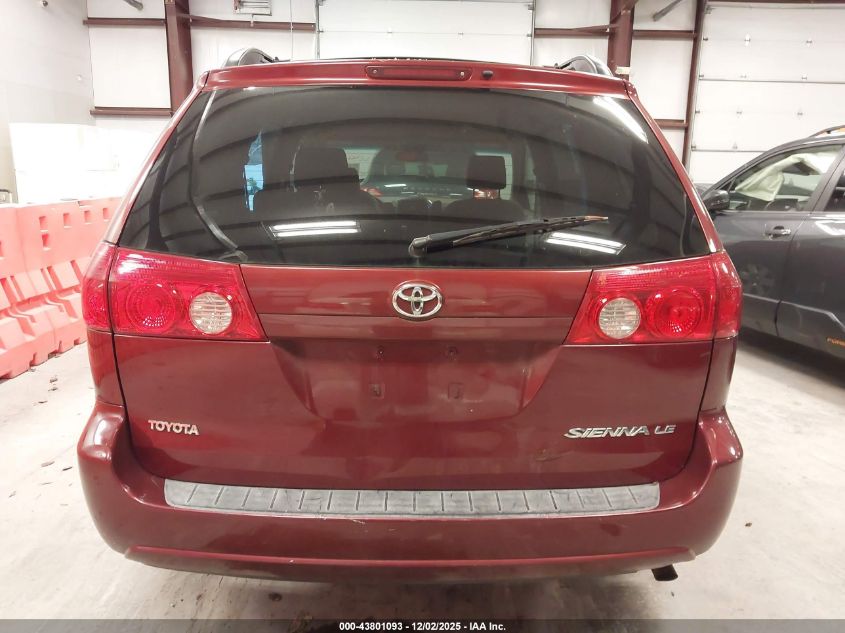 2007 Toyota Sienna Le VIN: 5TDZK23C87S001598 Lot: 43801093