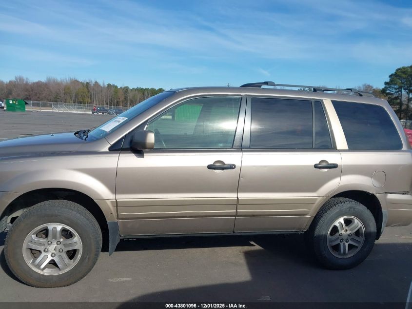 2003 Honda Pilot Ex-L VIN: 2HKYF18553H545240 Lot: 43801096
