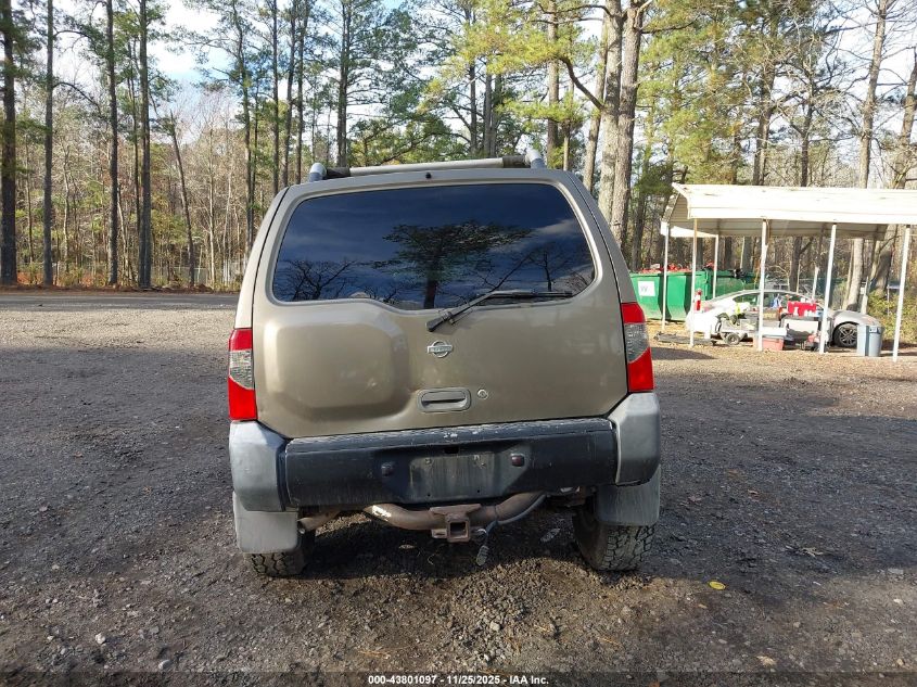 2001 Nissan Xterra Xe VIN: 5N1ED28Y81C585292 Lot: 43801097