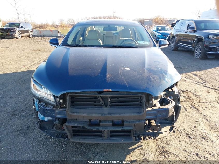 2017 Lincoln Mkz Hybrid Reserve VIN: 3LN6L5MU0HR654497 Lot: 43801132